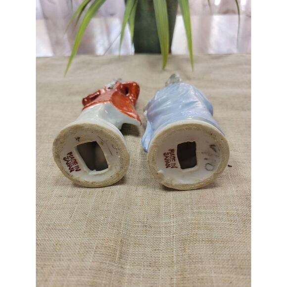 Vintage Colonial Couple Figurines, Victorian Man Woman, Made in Japan - Picture 4 of 4